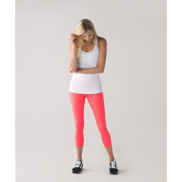 Lululemon Wunder Under Crop II *Full-On Luon (Roll Down) 21" - Picture 2 of 8